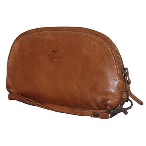 Bear Design Cow Lavato Make-Up Tasje cognac