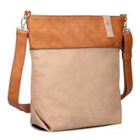 Zwei Jana J12 Schultertasche 33 cm Umhängetaschen beige Damen