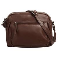 Samantha Look Schoudertas echt leder