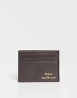 Polo Ralph Lauren Men's Smooth Leather Card Case - Brown