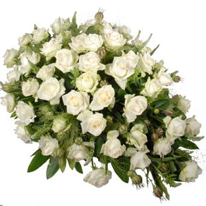 Boeketcadeau Druppelvorm
witte Rozen