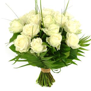 Boeketcadeau 20 Witte rozen