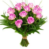 Boeketcadeau 15 Roze rozen