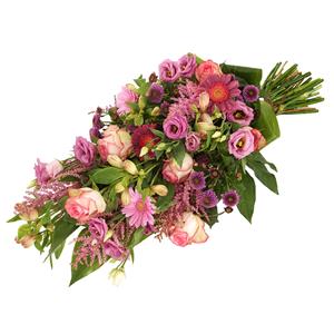 Boeketcadeau Rouwboeket roze rouwbloemen