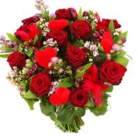 Boeketcadeau Verse rode rozen bestellen