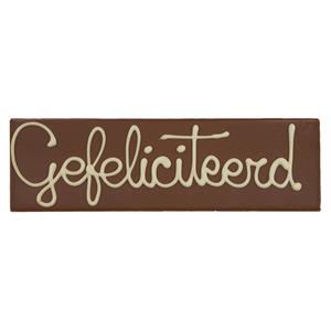 Boeketcadeau Chocoladereep Gefeliciteerd