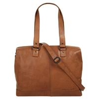 Spikes & Sparrow Shopper LAPTOP SHOULDERBAG echt leder (1-delig)