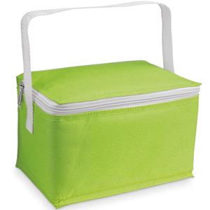 Bellatio Kleine koeltas voor lunch groen 20 x 14 x 12 cm 3.5 liter -