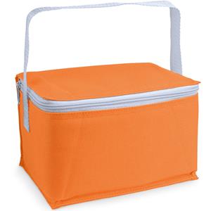 Bellatio Kleine koeltas voor lunch oranje 20 x 14 x 12 cm 3.5 liter -