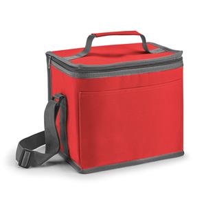 Bellatio Kleine koeltas voor lunch rood 24 x 22 x 17 cm 9 liter -