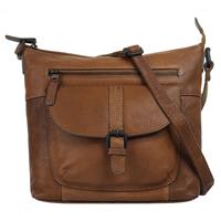 X-Zone Umhängetasche Umhängetaschen cognac Damen