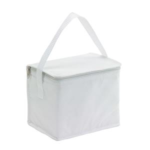 Bellatio Kleine koeltas voor lunch wit 20 x 13 x 17 cm 4.5 liter -