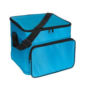 Bellatio Grote koeltas licht blauw 28 x 25 x 30 cm 21 liter -