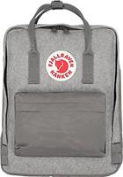 Fjällräven , Kanken Re-Wool City Rucksack 35 Cm in mittelgrau, Rucksäcke für Damen