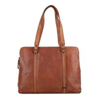 Spikes & Sparrow Laptop Shoulderbag brandy II