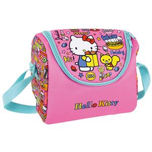 Hello Kitty Kleine koeltas voor lunch roze met  print 22 x 18 x 13 cm 5 liter -