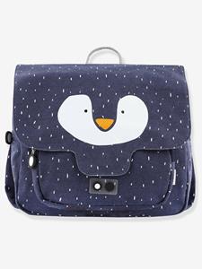 Trixie schooltas Mr. Penguin junior 7 liter 29cm polykatoen blauw