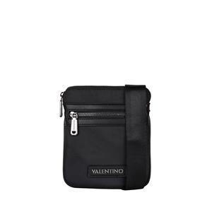 Valentino Bags Umhängetasche, Reißverschlussfach, Emblem, uni, für Herren, schwarz