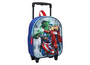 Marvel Avengers Handbagage Reiskoffer/trolley Blauw 31 Cm Voor Kinderen - Reistassen Op Wielen Voor Jongens