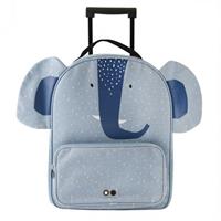 Trixie Trolley Koffer Mrs. Elephant 45 X 34 Cm Blauw