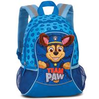 FABRIZIO Kinderrucksack PAW Patrol Chase, Glitzer & Plüsch blau