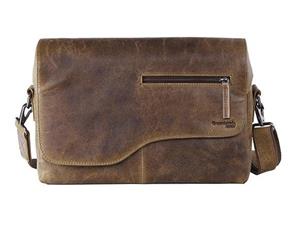 GreenLand Nature Messenger Bag »Montana«, aus Büffelleder im Vintage Look