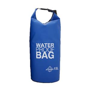 Kimood Waterdichte duffel bag/plunjezak 15 liter blauw -