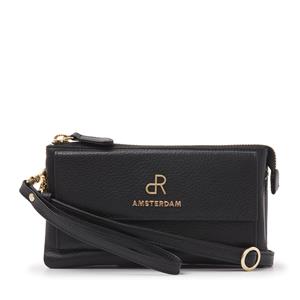 DR Amsterdam Schoudertas / Clutch black