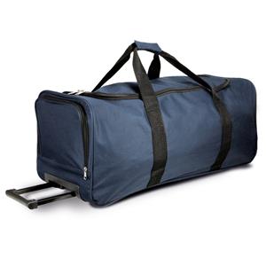 Kimood Donkerblauwe sporttas/weekendtas/reistas op wieltjes 71 cm/66 liter -