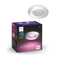 Philips Hue 871951435534700 LED-inbouwlamp Hue White & Col. Amb. Xamento Einbauspot silber 1er LED vast ingebouwd 5.7 W