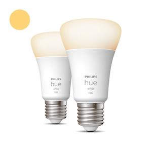 Philips Hue White A60 E27 1100 Lumen - 2-Pack