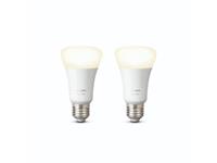 Hue 871951431902800 LED-lamp (2 stuks) Energielabel: F (A - G) Hue White E27 Doppelpack 2x800lm 60W E27 18 W Warmwit