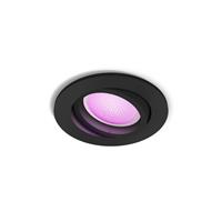 Philips Hue Bluetooth White & Color Ambiance Einbauspot Centura in Schwarz 5W 350lm GU10