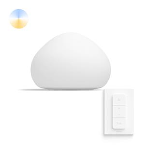 Philips Hue LED-tafellamp 871951434139500 Hue White Amb. Wellner Tischleuchte weiß 806lm inkl. Dimmschalter E27 8 W