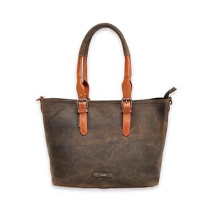 Berba Leren Shopper Barbarossa Femme 825-313 Groen