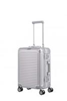 Travelite Next Aluminium-Trolley S, Cabin Size, 4 Rollen Silber
