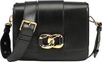 Ekonika , Schultertasche Aus Hochwertigem Leder in schwarz, Schultertaschen für Damen