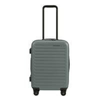 Samsonite Hartschalen-Trolley "Stackd, 55 cm", 4 Rollen, mit Volumenerweiterung und USB-Schleuse; enthält recyceltes Material