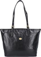 The Bridge , Story Donna Shopper Tasche Leder 32 Cm in schwarz, Shopper für Damen