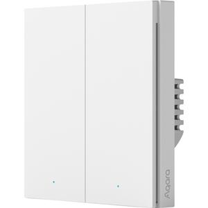 Aqara Smart Wall Switch H1(No Neutral, Double Rocker) (HomeKit)