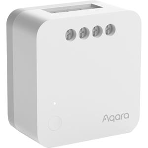 Aqara - ZIgBee Smart Home HomeKit - T1 Einzelsteuermodul ohne Nullleiter, Farbe white