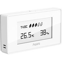 AAQS-S01 Draadloze temperatuur- en luchtvochtigheidssensor Wit Apple HomeKit