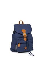 Smallstuff Baggy Back Pack Leather Star - Navy
