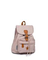 Smallstuff Baggy Back Pack Leather Star - Powder/Gold