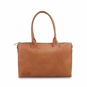 Plevier Copal Dames Schoudertas 17,3 inch Cognac