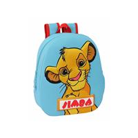 Safta 3D Kinderrucksack Disney König der Löwen Simba blau