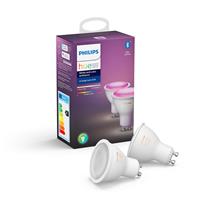 Philips Hue Bluetooth White & Color Ambiance LED GU10 4,3W 230lm Doppelpack