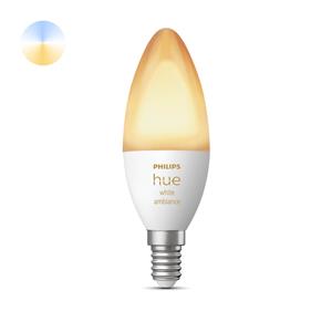 Philips Hue LED-lamp (uitbreiding) 871951435665800 Energielabel: G (A - G) Hue White Amb. Einzelpack E14 470lm E14 5.2 W Warmwit tot koudwit