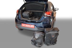 Car-Bags Mazda Mazda2 (2015-heden) 5-Delige Reistassenset zwart