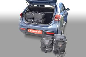 Car-Bags Kia Rio verstelbare bodem (2017-heden) 6-Delige Reistassenset zwart